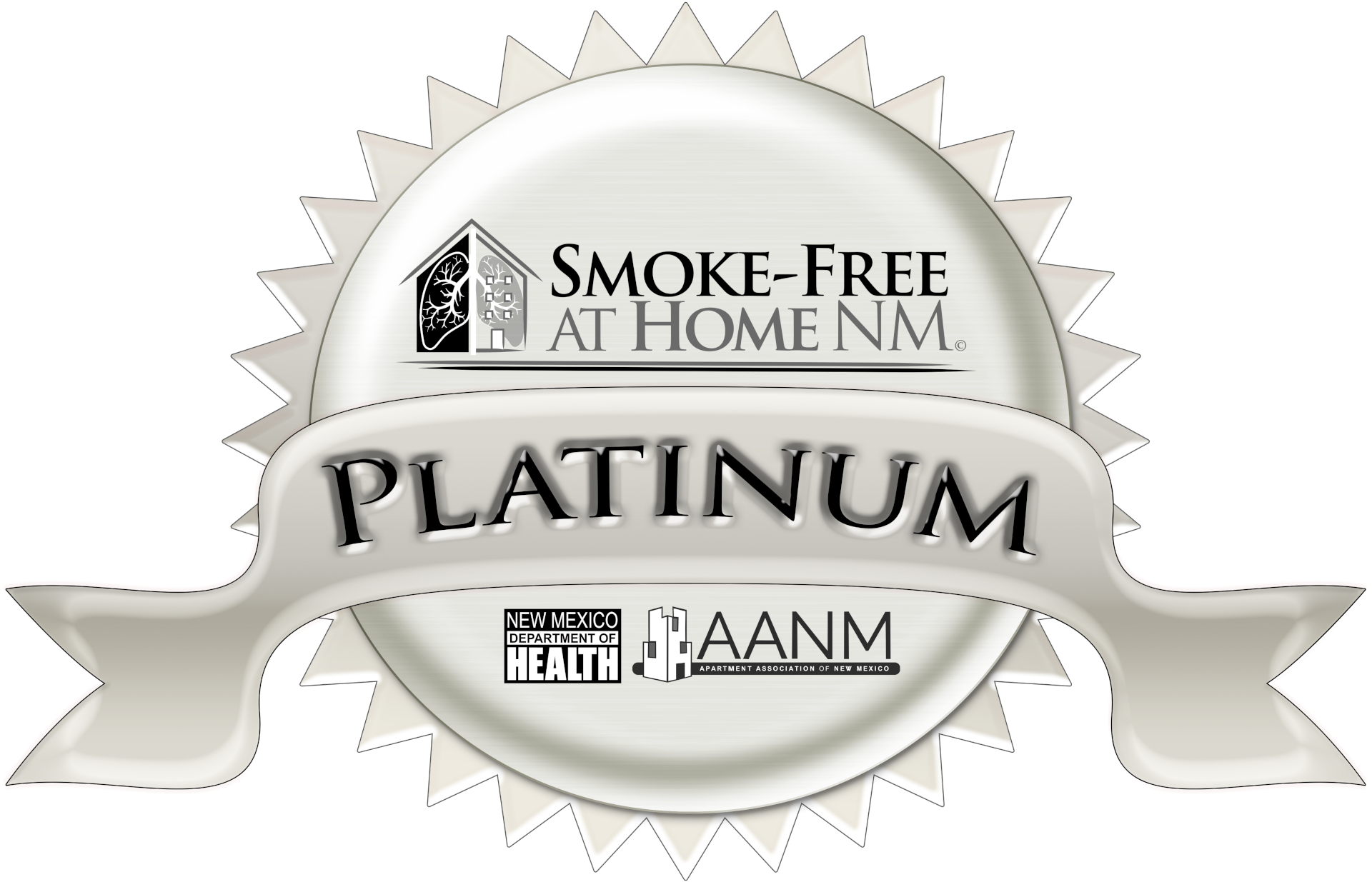 Platinum: A new Property or Development that does not allow any smoking, including electronic cigarettes, on any part of the property at any time.